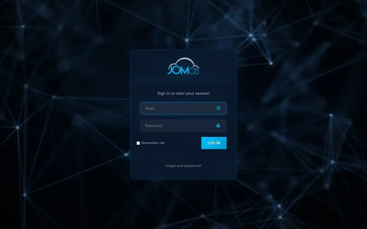 Screenshot of the JIMys business management